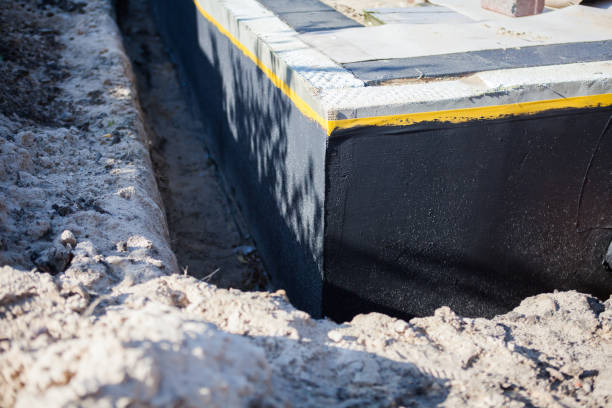 Residential Waterproofing installation at a Marion, MI home by SJ Waterproofing Pros